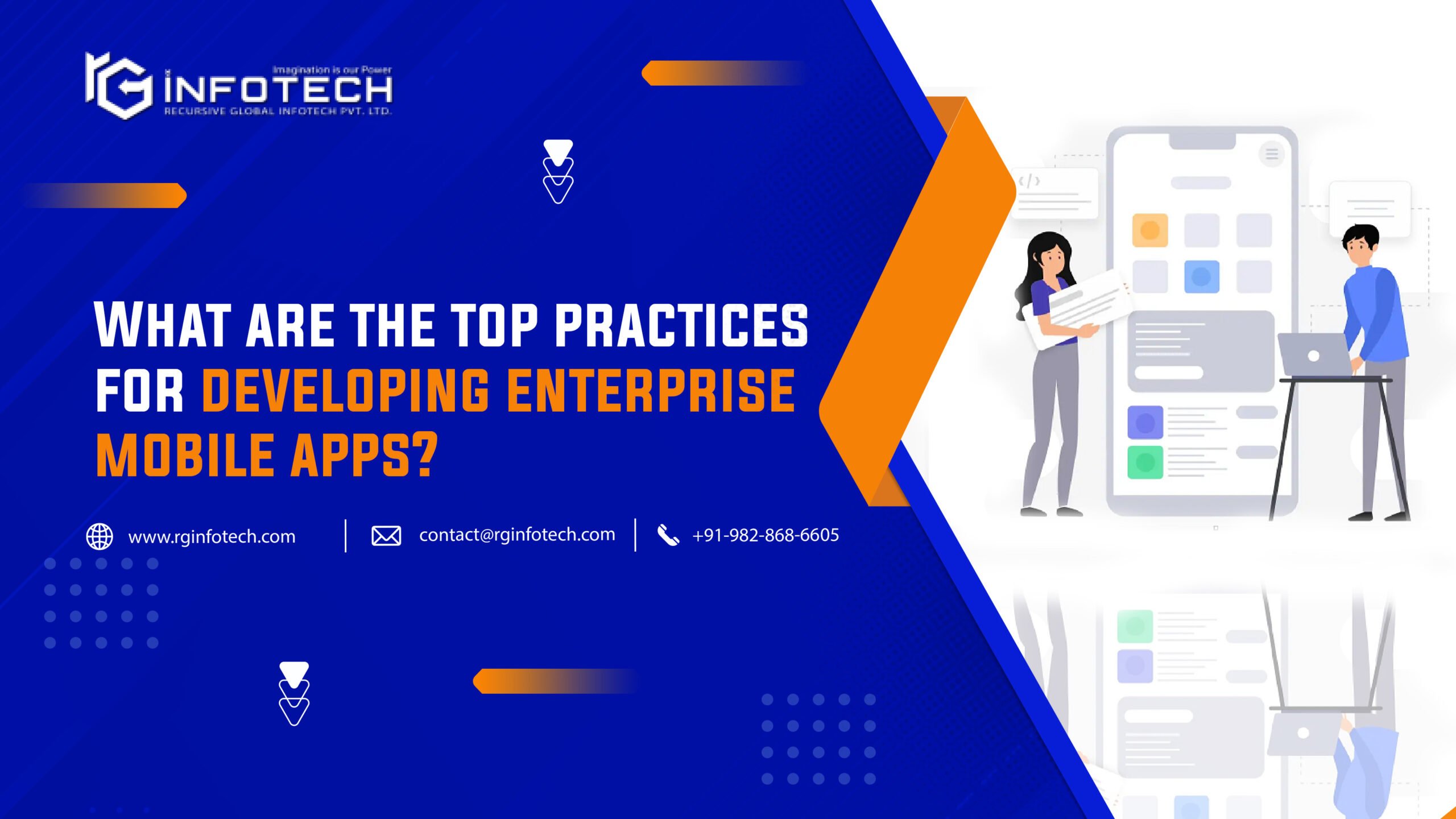 What are the top practices for developing enterprise mobile apps?